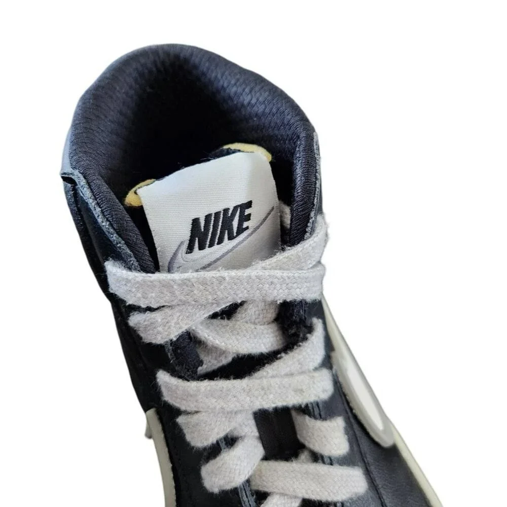 Nike Blazer Mid '77 Infinite Black White High Top Sneakers Men 7 Women 9